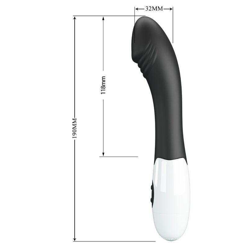 PRETTY LOVE - VIBRADOR PUNTO G ELEMENTAL 30 MODOS NEGRO