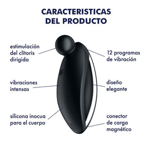 SATISFYER - SPOT ON 2 VIBRADOR DE CONTACTO NEGRO