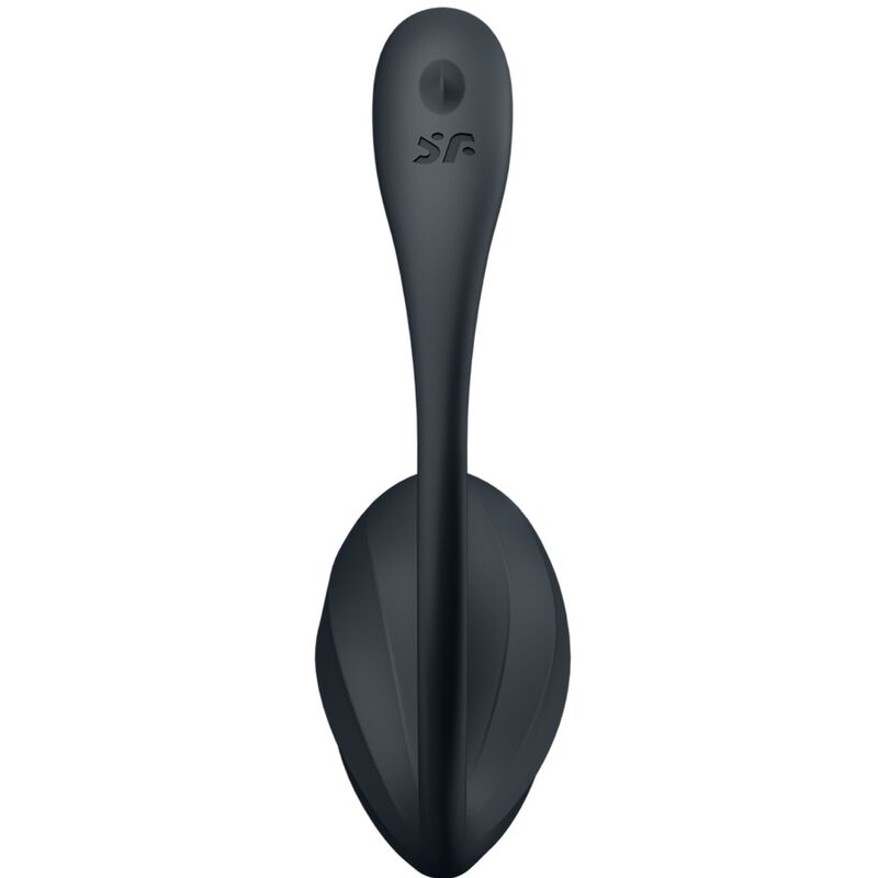 SATISFYER - PÉTALO ACANALADO ESTIMULADOR PUNTO G MANDO A DISTANCIA NEGRO APP GRATUITA