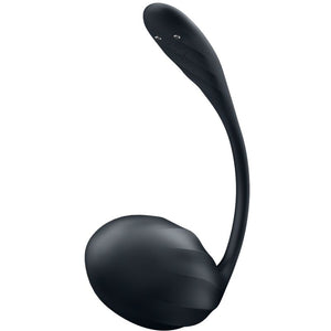 SATISFYER - PÉTALO ACANALADO ESTIMULADOR PUNTO G MANDO A DISTANCIA NEGRO APP GRATUITA