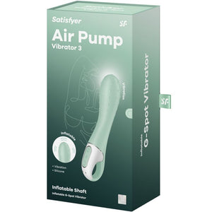 SATISFYER - VIBRATORE A POMPA D'ARIA 3 PUNTO G GONFIABILE MENTA