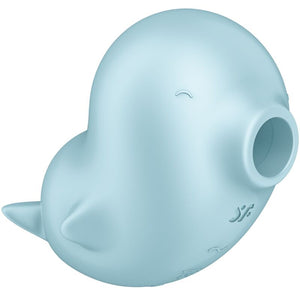 SATISFYER - SASSY SEAL ESTIMULADOR Y VIBRADOR AZUL
