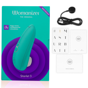 WOMANIZER - STIMOLATORE CLITORIDEO STARLET 3 TURCHESE