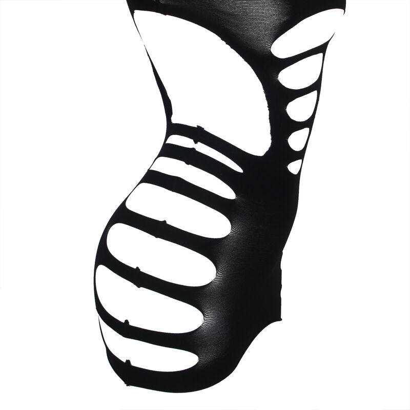 SUBBLIME - 952266 ABITO ELASTICIZZATO IN RETE A MANICHE LUNGHE NERO TAGLIA UNICA