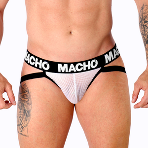MACHO - MX26X1 JOCK GRIGLIA BIANCO M