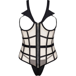 LIVCO CORSETTI FASHION - LAURA LC 20215 CORSETTO + PERIZOMA S/M