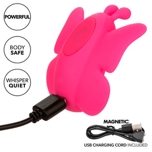 CALEXOTICS - NEON VIBES FLUTTER VIBE STIMOLATORE A 10 VIBRAZIONI ROSA