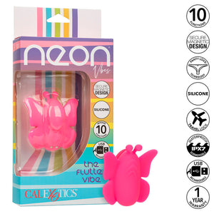 CALEXOTICS - NEON VIBES FLUTTER VIBE STIMOLATORE A 10 VIBRAZIONI ROSA