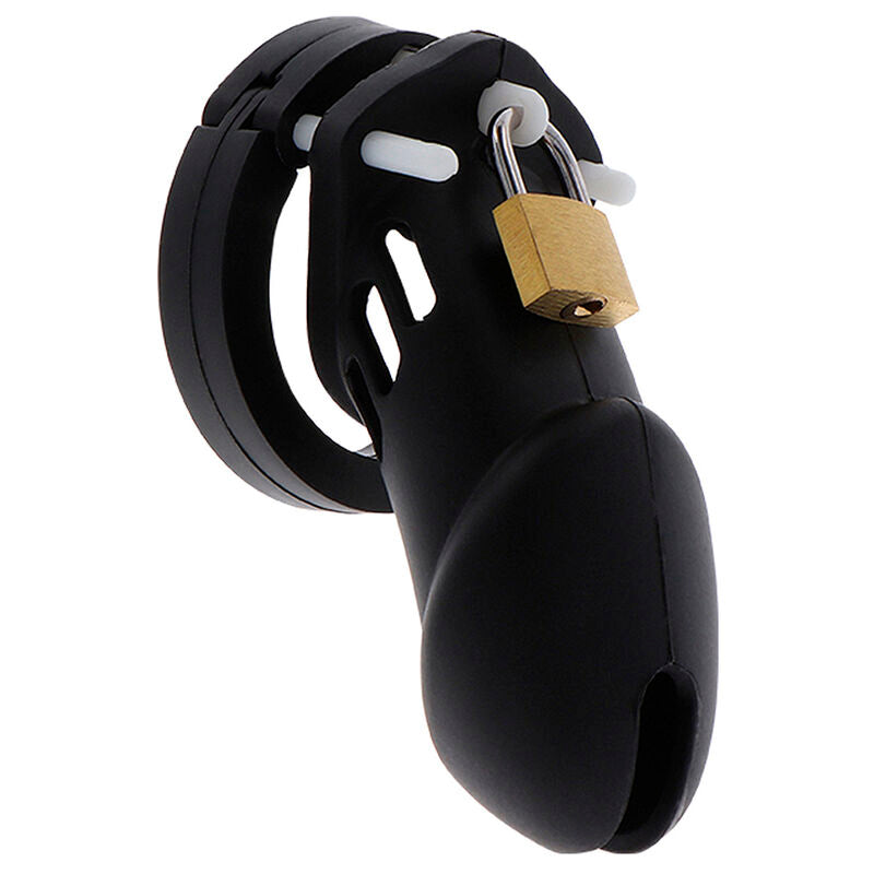 HIDDEN DESIRE - GABBIA DE SILICONA EXTREMA PARA PENE NEGRA TALLA L