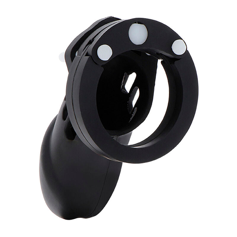 HIDDEN DESIRE - GABBIA DE SILICONA EXTREMA PARA PENE NEGRA TALLA L