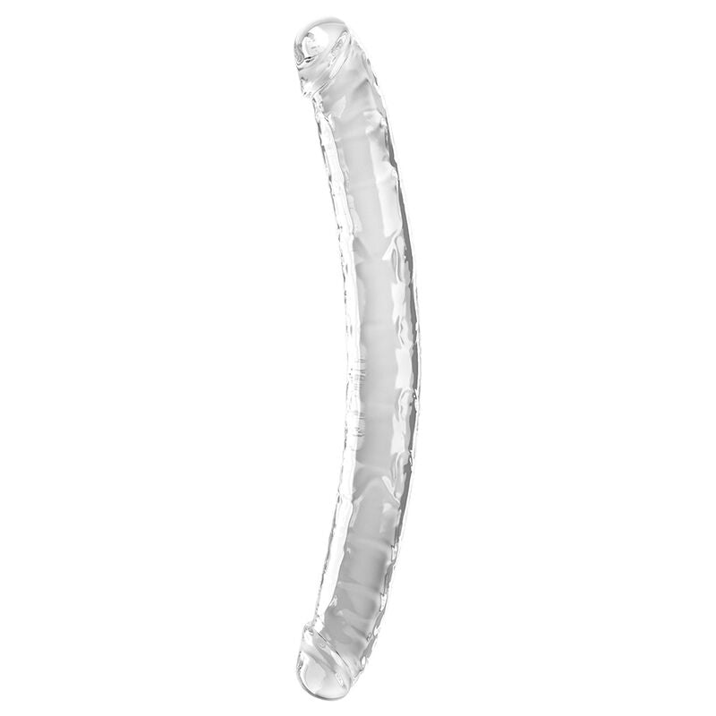 KING COCK - DOUBLE TROUBLE DOBLE PROBLEMA 46 CM TRANSPARENTE