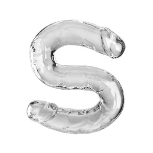 KING COCK - DOUBLE TROUBLE DOBLE PROBLEMA 46 CM TRANSPARENTE