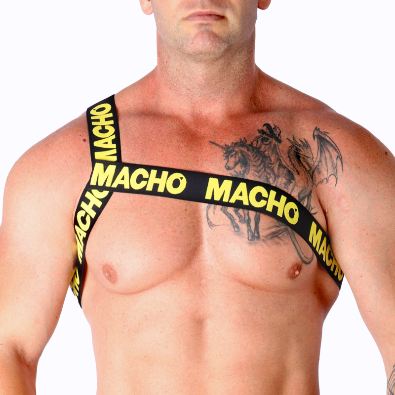 MACHO - PECHERA ROMANA AMARILLA S/M