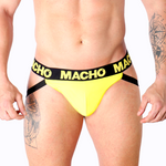 MACHO - MX25A JOCK LYCRA AMARILLO XL