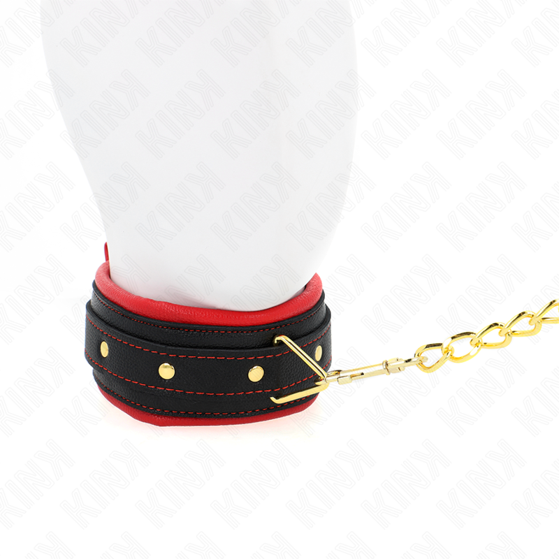 KINK - COLLAR CON CORREA DE TELA TEÑIDA AJUSTABLE 33-48 CM X 5,7 CM