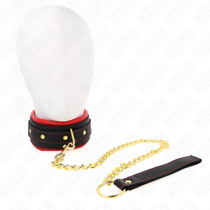 KINK - COLLAR CON CORREA DE TELA TEÑIDA AJUSTABLE 33-48 CM X 5,7 CM