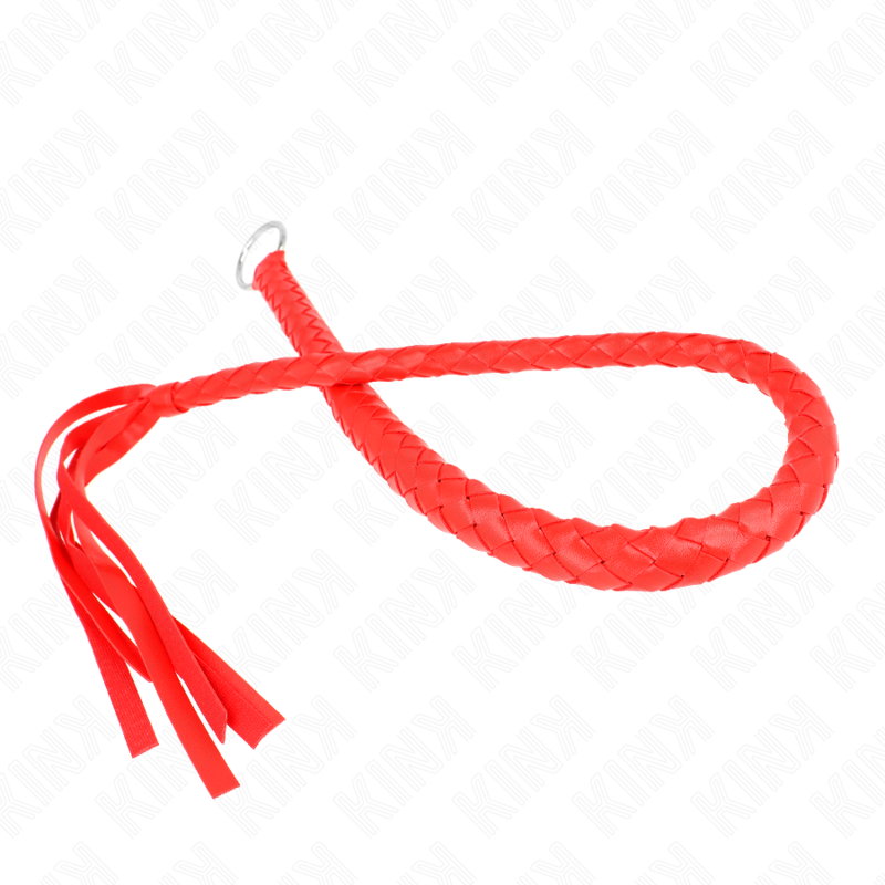 KINK - LÁTIGO SERPIENTE CON ANILLO DE MANO ROJO 65 CM