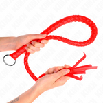 KINK - LÁTIGO SERPIENTE CON ANILLO DE MANO ROJO 65 CM