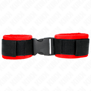 KINK - MUÑEQUERA DE NYLON NEGRA HOOK&LOOP MODELO 1 AJUSTABLE 25-35 CM X 6 CM