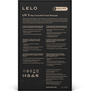 LELO - LIV™ 3 ESTIMULADOR DE PUNTO G MORADO