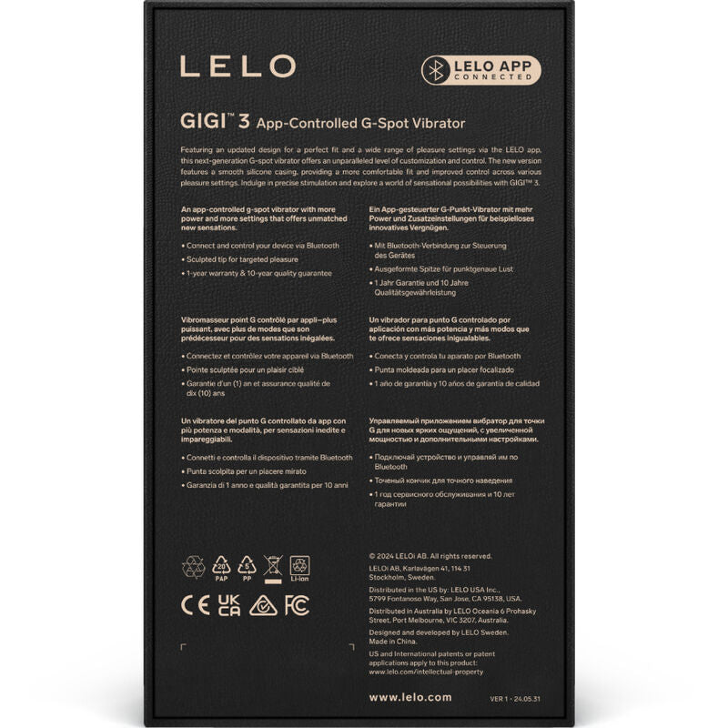 LELO - GIGI™ 3 VIBRATORE PUNTO G BLU