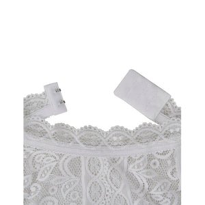 SUBLIME - 953850 BODY DE ENCAJE BLANCO S/M
