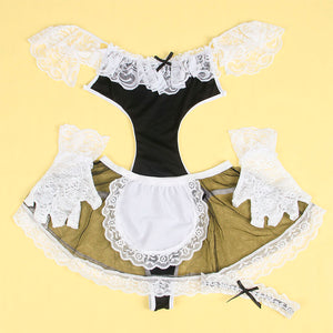 SUBBLIME - 954314 COSTUME DA CAMERIERA SEXY NERO/BIANCO L/XL