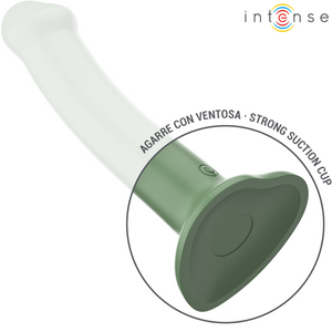INTENSE - VIBRADOR BECCA CON VENTOSA 10 VIBRACIONES CONTROL REMOTO VERDE