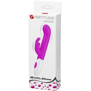 PRETTY LOVE - VIBRADOR CONEJO CENTAURO 30 MODOS DE VIBRACIÓN MORADO