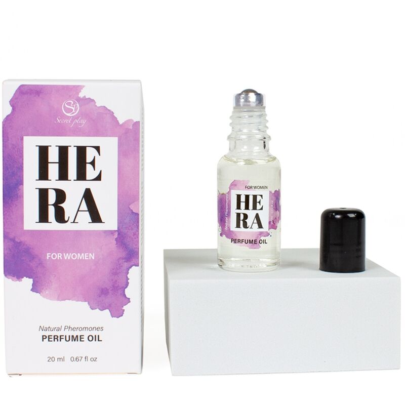 SECRETPLAY - HERA PERFUME NATURAL DE FEROMONAS EN ACEITE PARA MUJER 20 ML