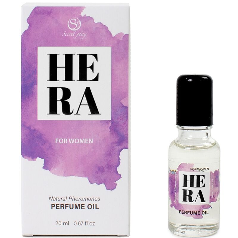 SECRETPLAY - HERA PERFUME NATURAL DE FEROMONAS EN ACEITE PARA MUJER 20 ML