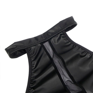 SUBBLIME - 955489 ABITO CON SCOLLO ALTO E TRASPARENZE NERO L/XL