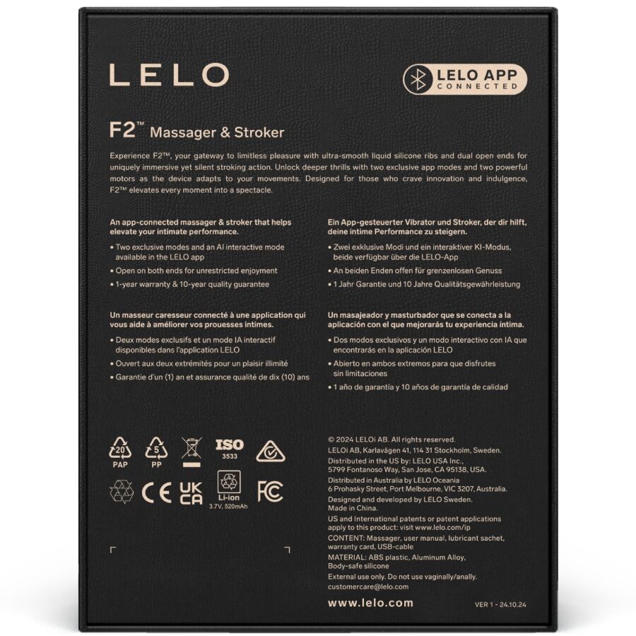LELO - F2S™ MASTURBATORE MASCHILE TEAL