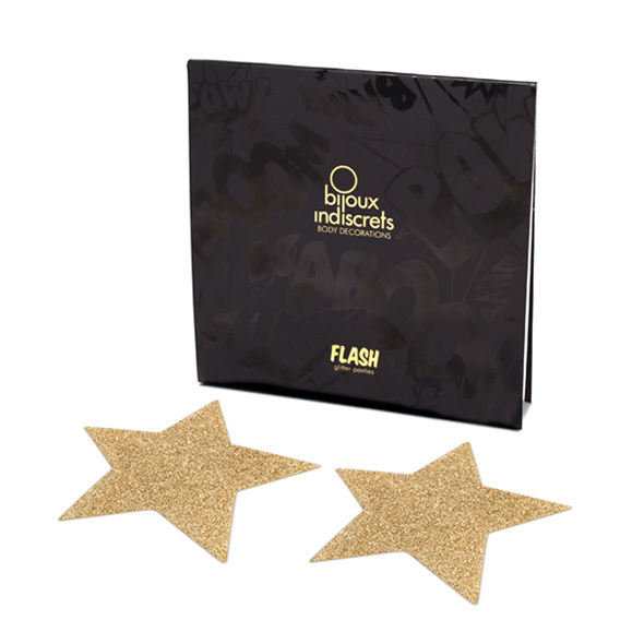 BIJOUX - COPRI CAPEZZOLI INDISCRETI FLASH GOLDEN STAR