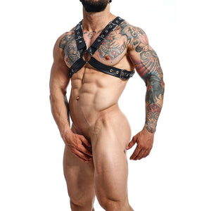 MOB - BLACK CHAIN HARNESS ONE SIZE X