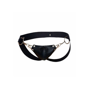 MOB - DNGEON JOCKSTRAP NERO A PRESSIONE TAGLIA UNICA