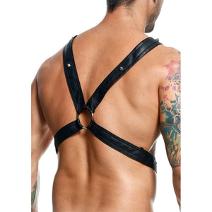 MOB - DNGEON BLACK CROSS CHAIN HARNESS ONE SIZE