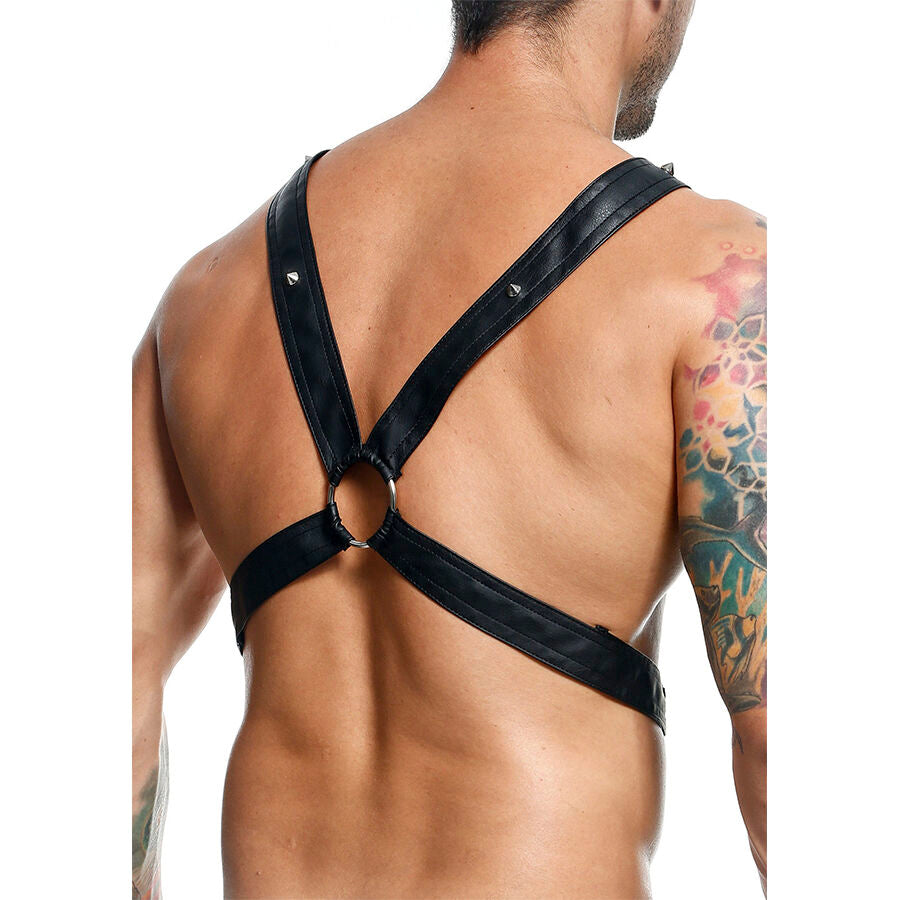 MOB - DNGEON BLACK CROSS CHAIN HARNESS ONE SIZE
