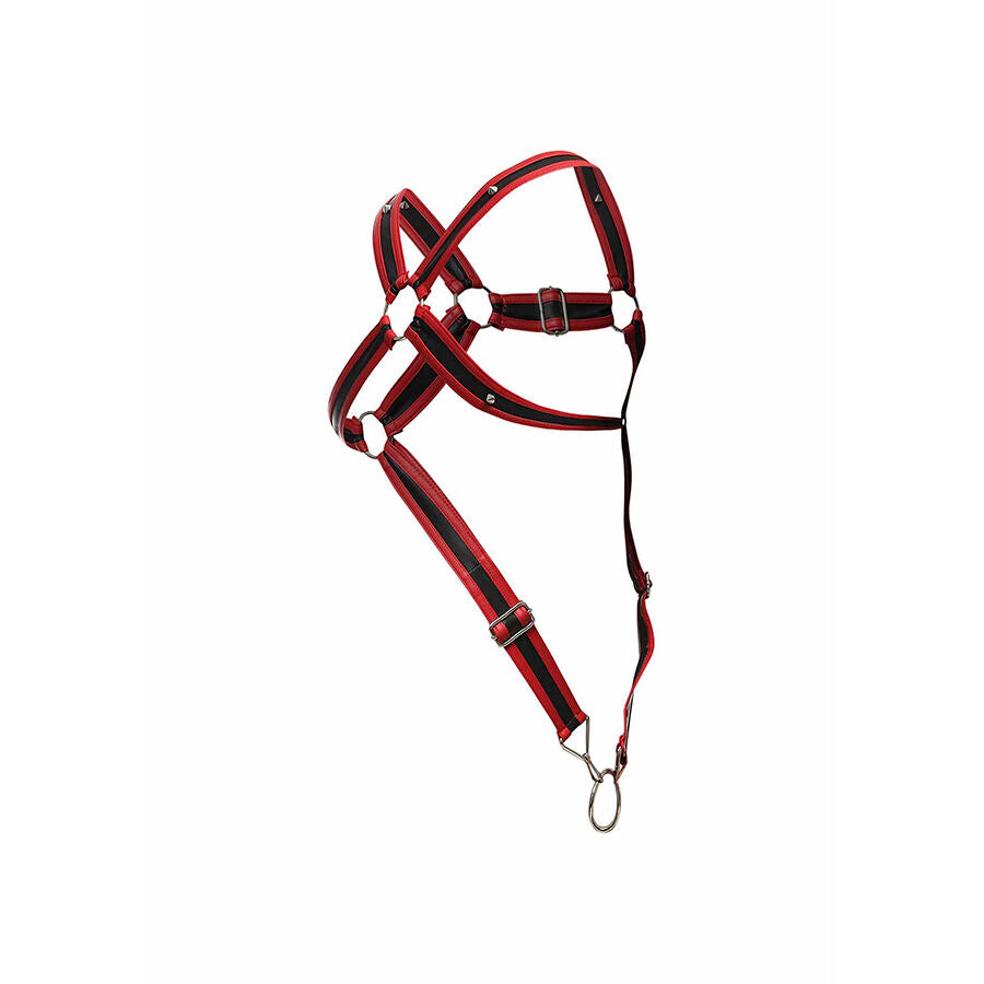 MOB - Red Cross Sex Harness ONE SIZE