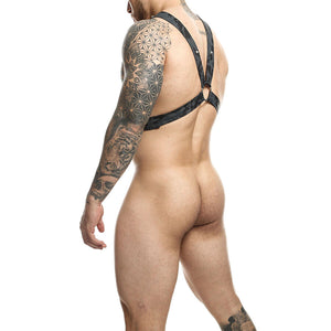MOB - DNGEON SILVER HARNESS WITH CHAINS ONE SIZE