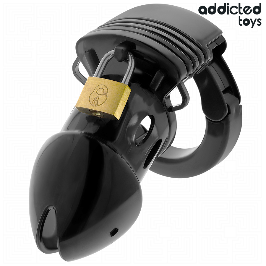 ADDICTED TOYS BLOCCATO - JAULA DE CASTIDAD PROFUNDA PARA PENE DE 7,5 CM