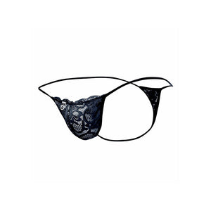 MOB - BLACK LACE THONG SIZE S/M