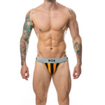 MOB - CLASSIC JOCK STRIPE ARANCIONE TAGLIA S