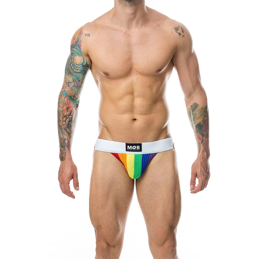 MOB - JOCKSTRAP CLASSICO ARCOBALENO TAGLIA M