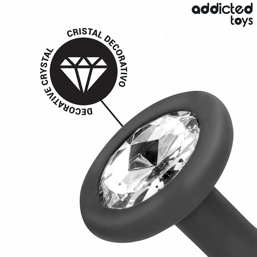 ADDICTED TOYS - JUEGO DE 3 TAPONES ANALES CON JOYA