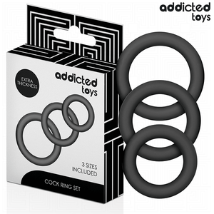 ADDICTED TOYS - SILICONE RINGS SET MODEL 1