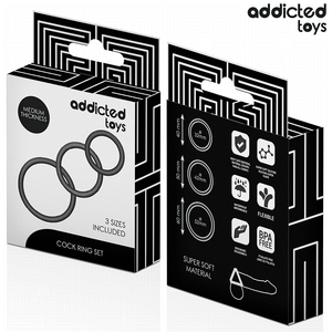 ADDICTED TOYS - SILICONE RING SET MODEL 2