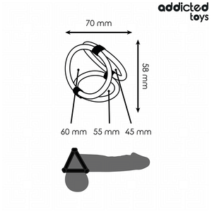 ADDICTED TOYS - ANILLO PENEANO TRIPLE