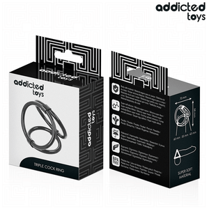 ADDICTED TOYS - ANILLO PENEANO TRIPLE
