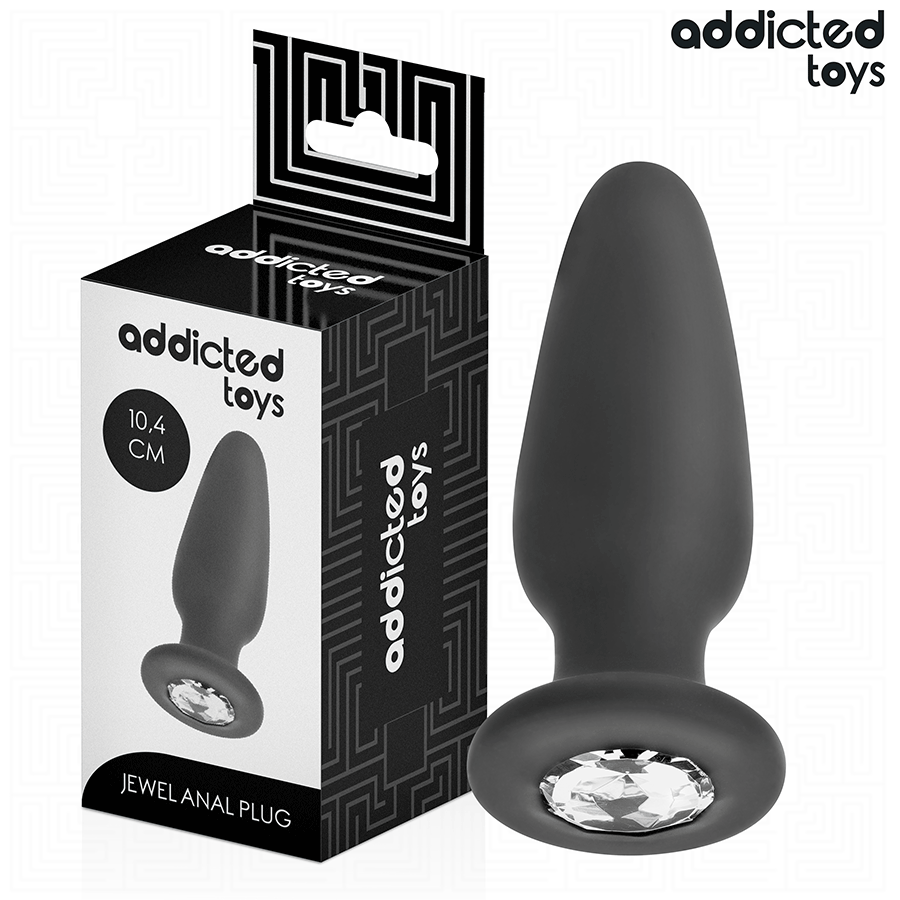 ADDICTED TOYS - PLUG ANAL CON JOYA TALLA M 10,4 CM